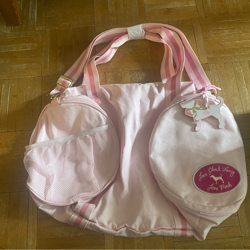 Pink x Love Shack Fancy Weekender Bag - Picture 2 of 6